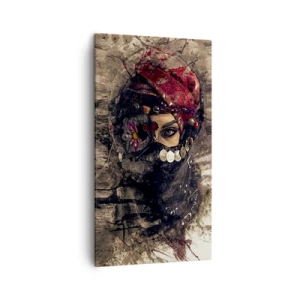 Schilderen op canvas - Op zijn zachtst gezegd verontrustend - 45x80 cm