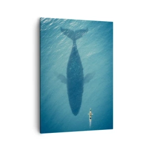 Schilderen op canvas - Ontmoeting aan de oceaan - 50x70 cm