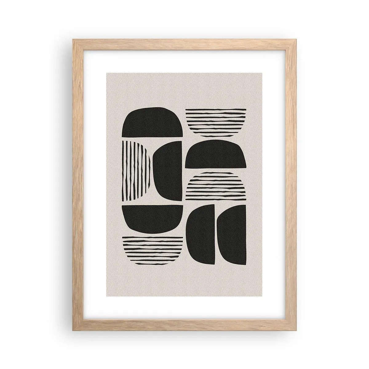 Een poster in een licht eiken lijst - Halfslachtige deals - 30x40 cm