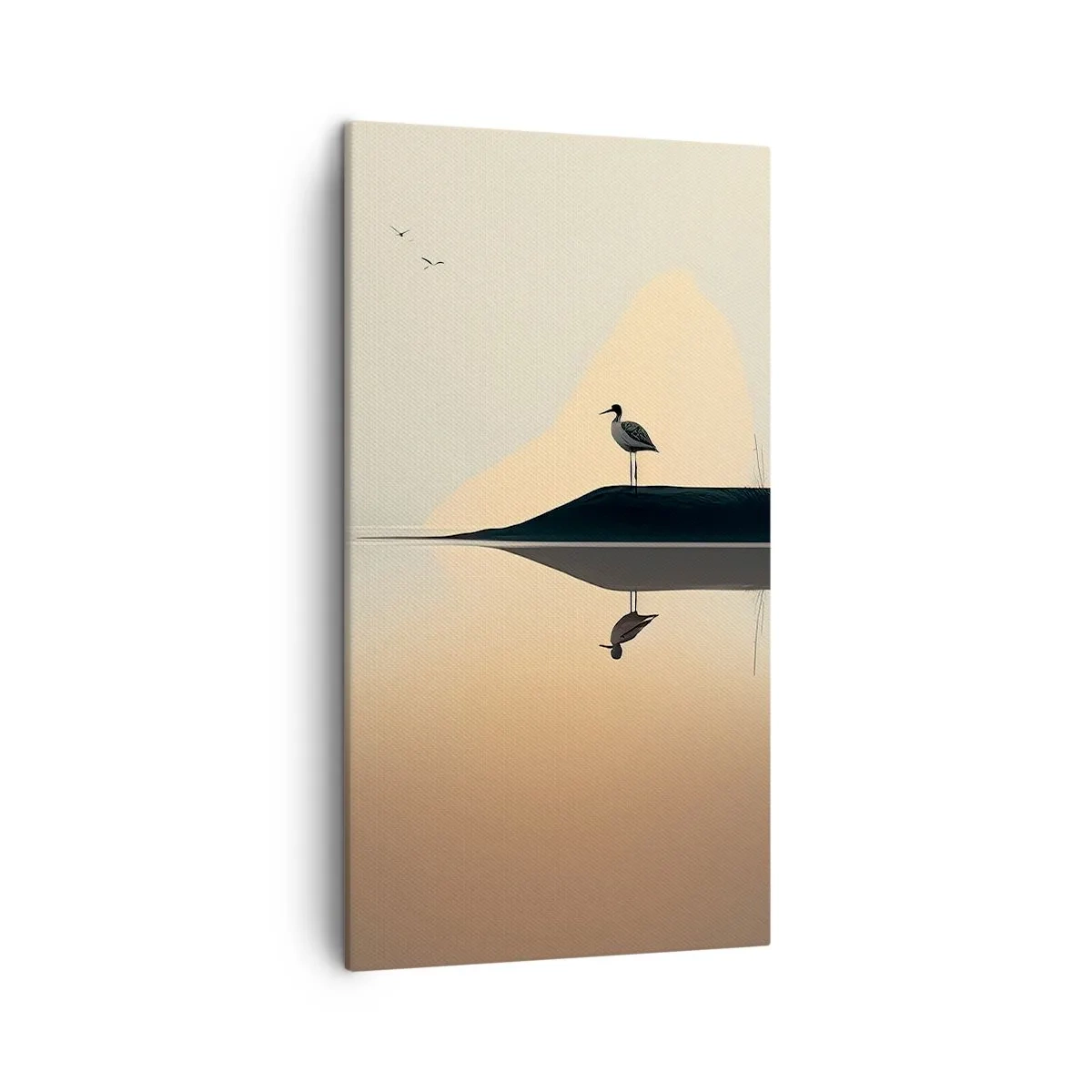 Schilderen op canvas - Heer op het meer - 45x80 cm