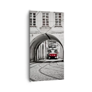 Schilderen op canvas - Door het doolhof van de stad - 65x120 cm