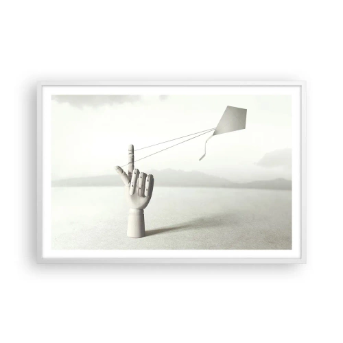 Poster in een witte lijst - Krachttest - 91x61 cm