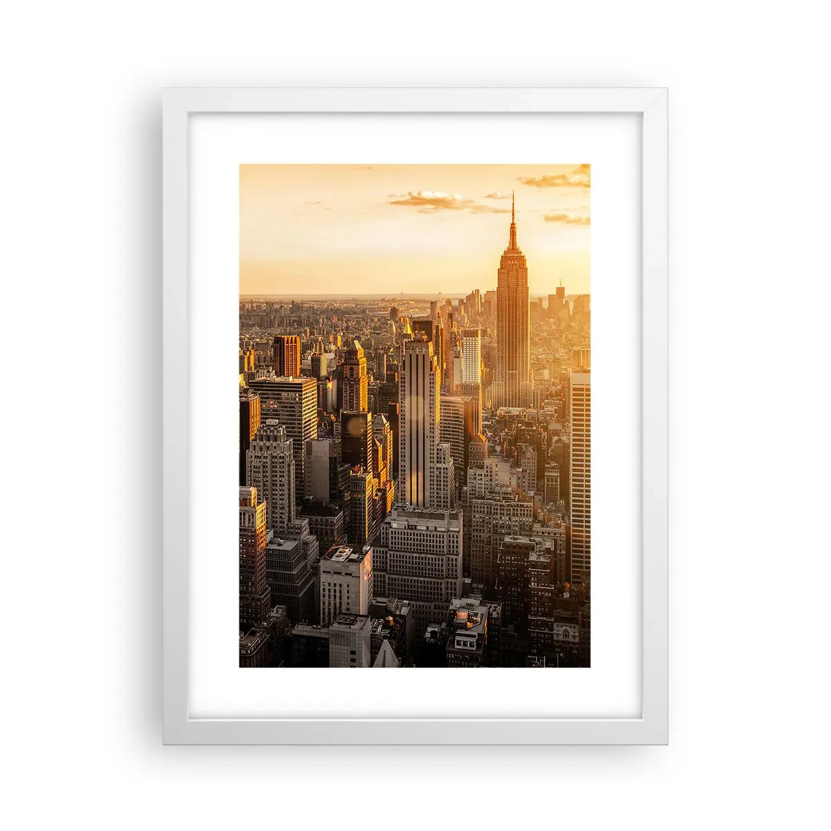 Poster in een witte lijst - Groeien in de zon - 30x40 cm