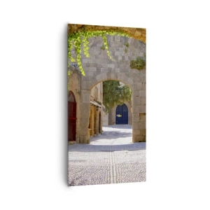 Schilderen op canvas - De optocht zal spoedig verschijnen - 65x120 cm