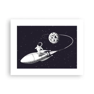 Poster - Spacesurfer - 40x30 cm
