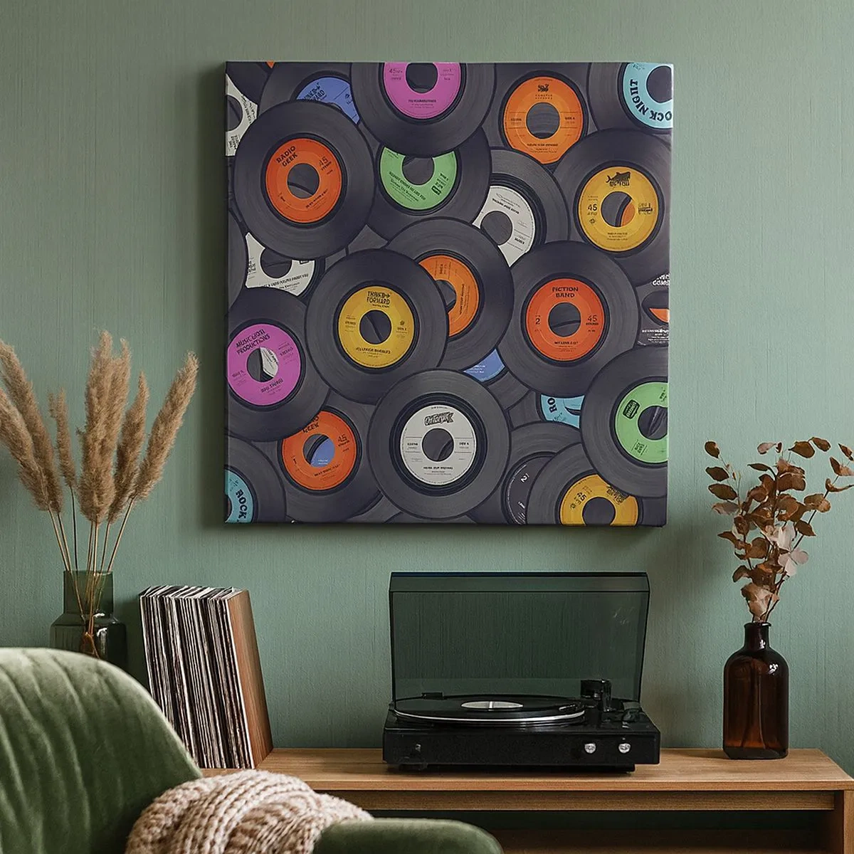 Schilderen op canvas - De kleuren van de klassiekers - 30x30 cm