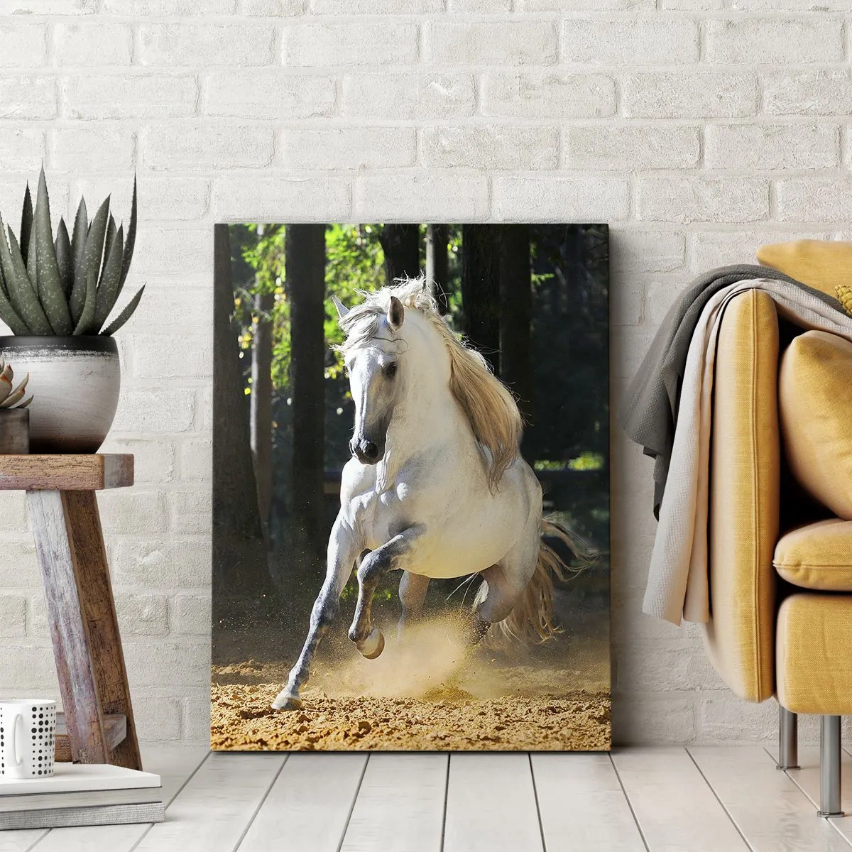 Schilderen op canvas - Zoals uit een fantasieroman - 45x80 cm