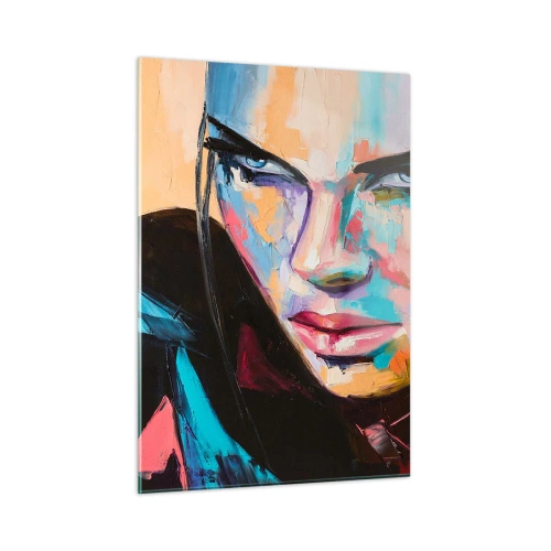 Schilderen op glas - Wildheid in het hart - 50x70 cm