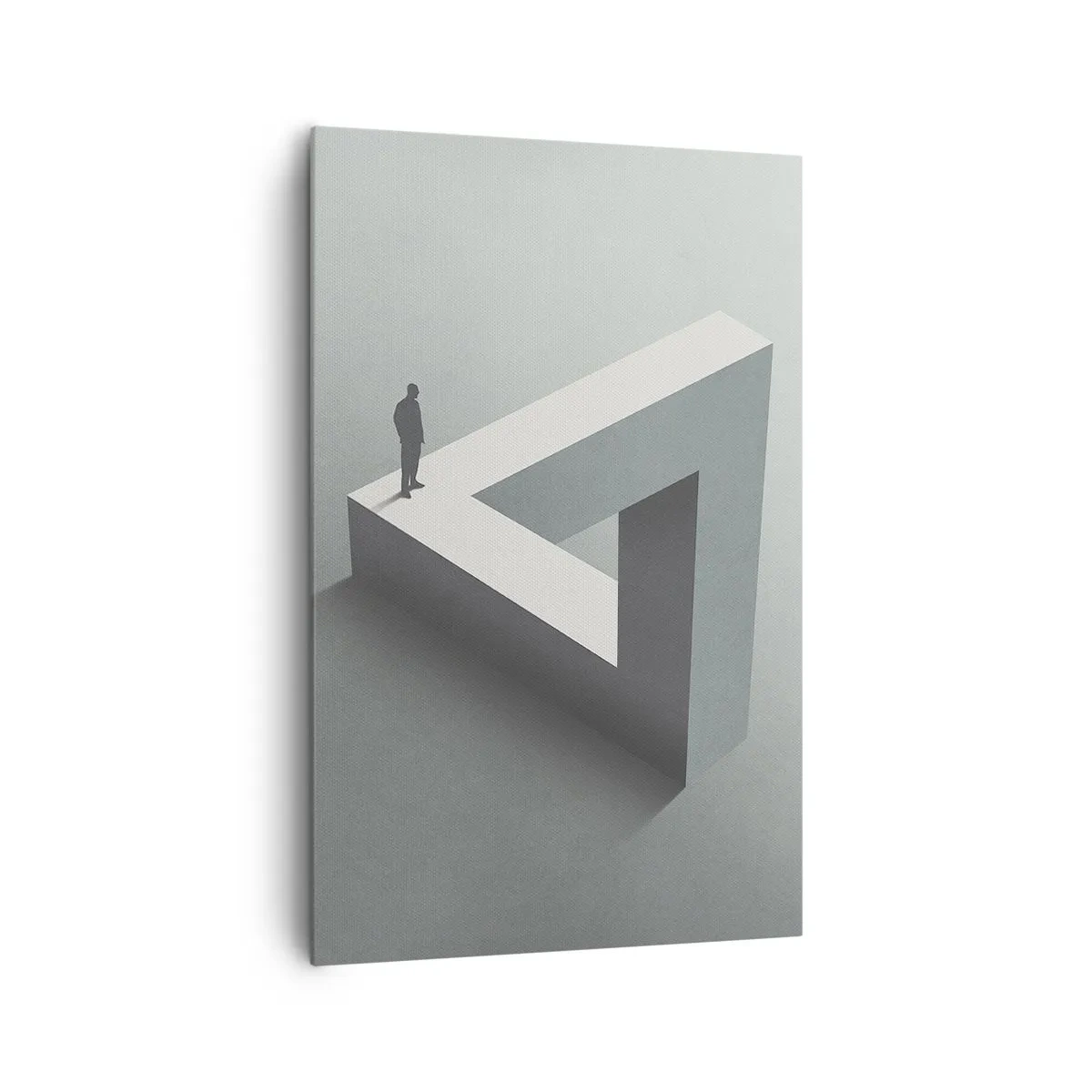 Schilderen op canvas - Maar het is toch mogelijk - 80x120 cm