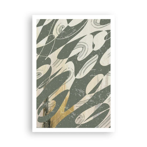 Poster - Ritmische abstractie - 70x100 cm