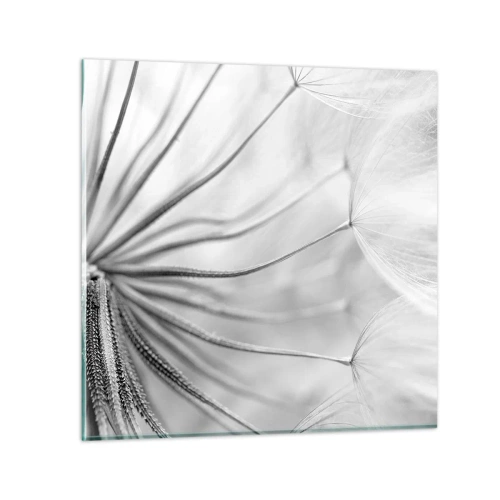 Schilderen op glas - Paardebloemen, vliegers - 30x30 cm