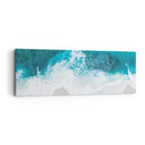 Schilderen op canvas - Natuurlijke streling - 90x30 cm