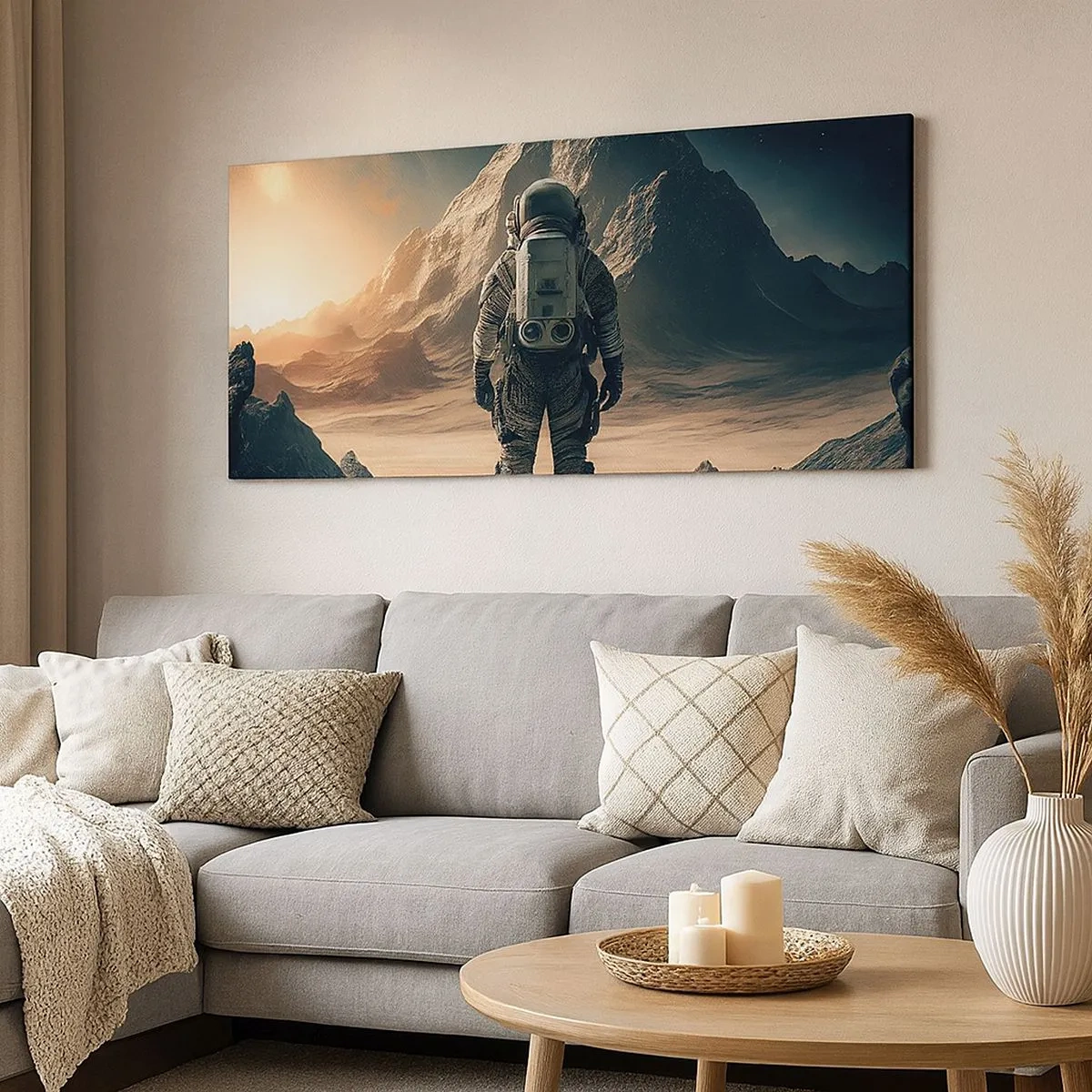Schilderen op canvas - Nieuwe uitdaging - 100x40 cm