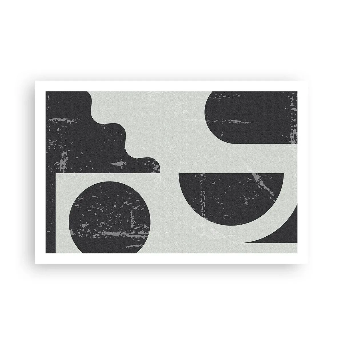 Poster - Compositie boven en onder - 91x61 cm