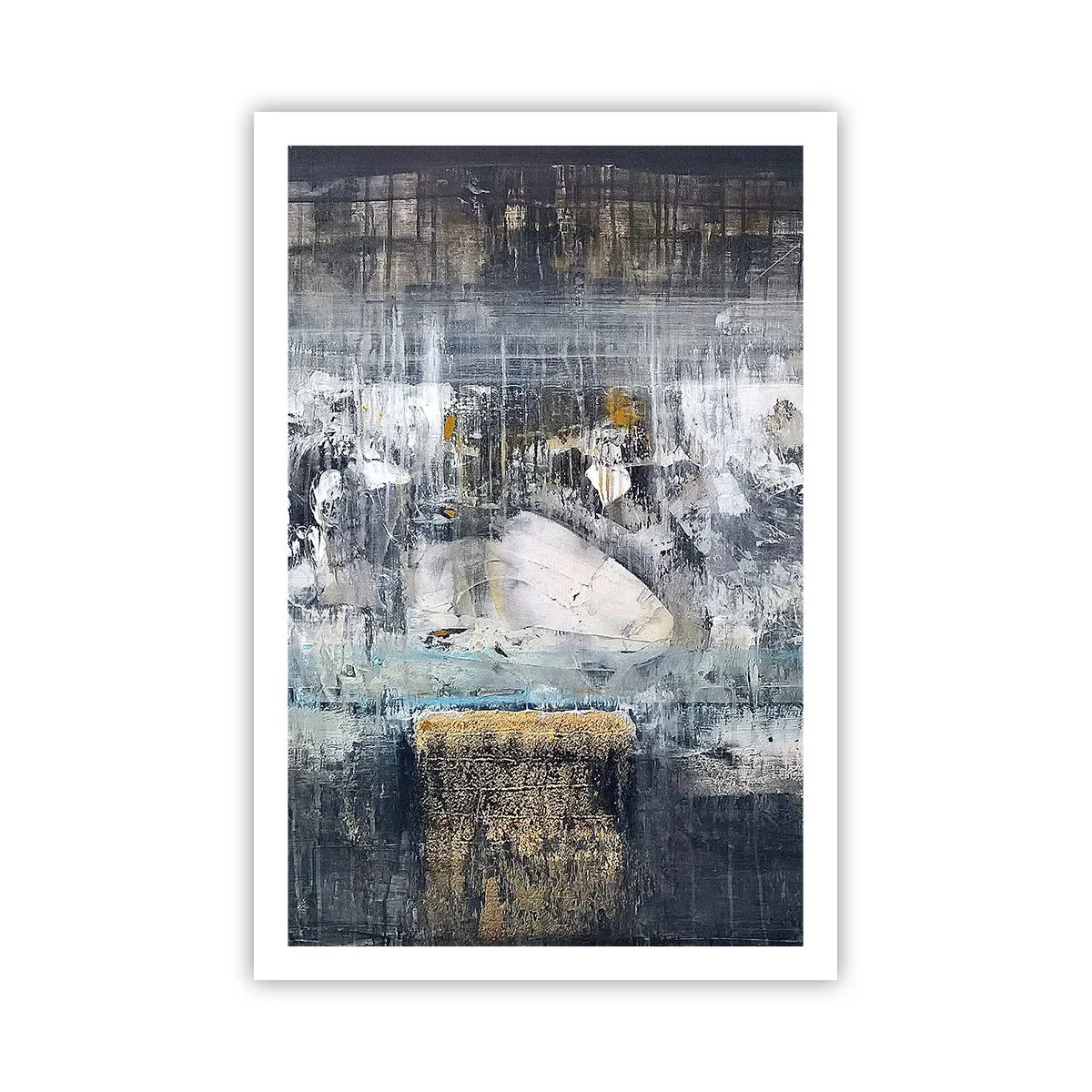 Poster - Als op ijs, als zo moeizaam - 61x91 cm