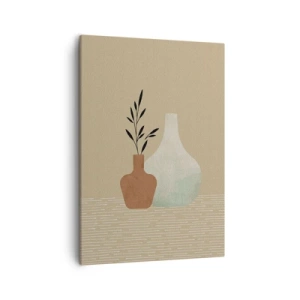 Schilderen op canvas - De vaas en zijn idee - 50x70 cm