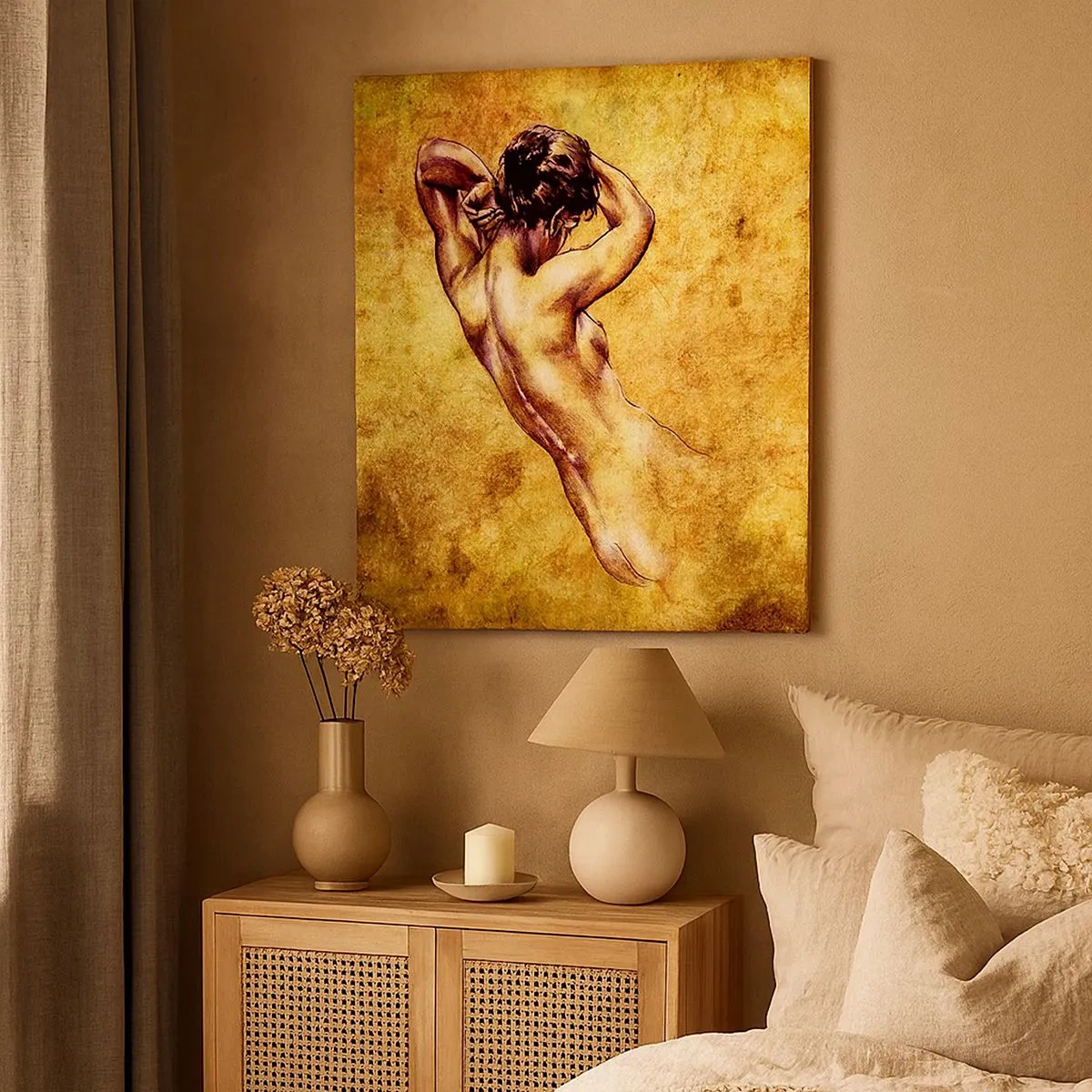 Schilderen op canvas - Ontdekt, maar nog steeds een mysterie - 30x30 cm