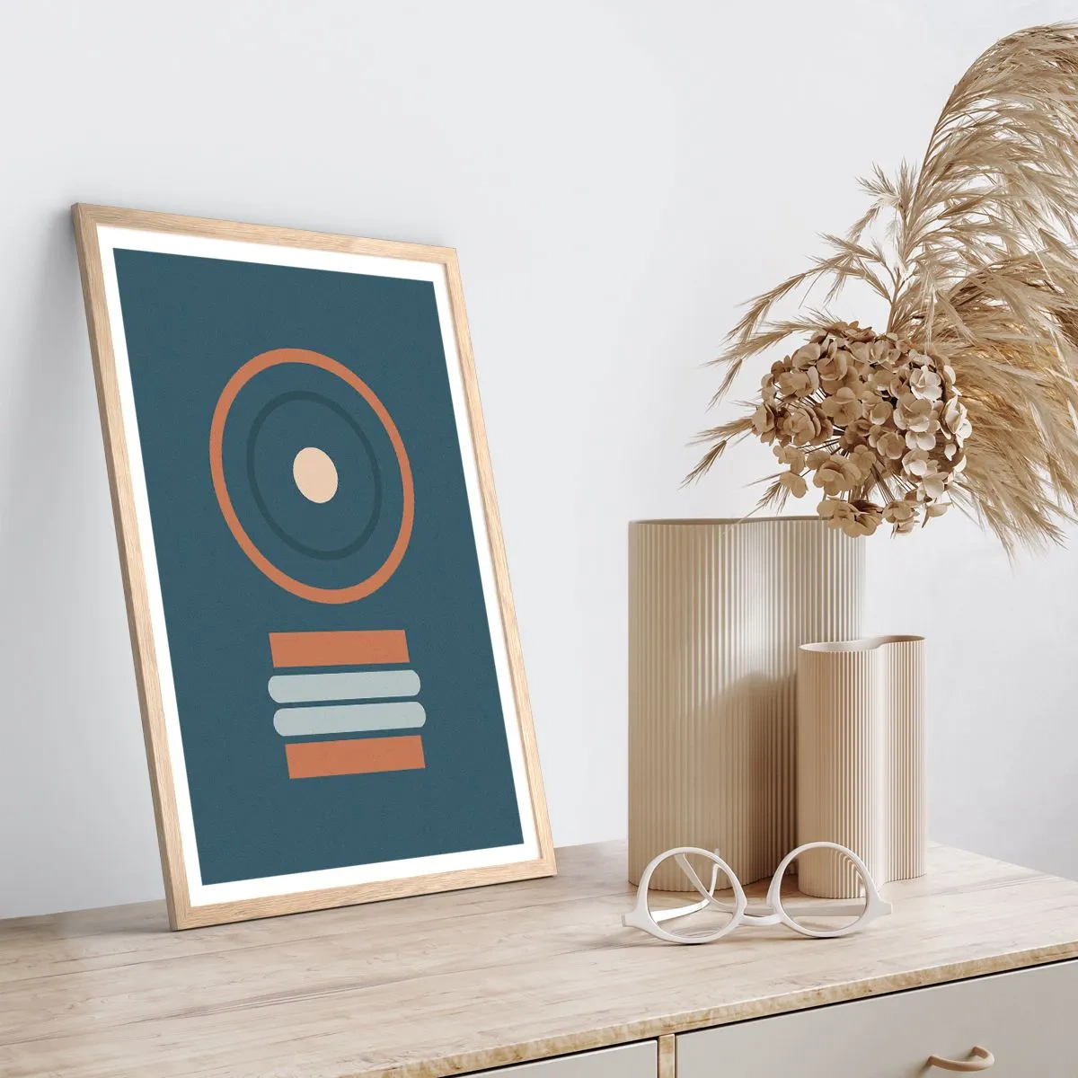 Een poster in een licht eiken lijst - De essentie van dingen - 61x91 cm