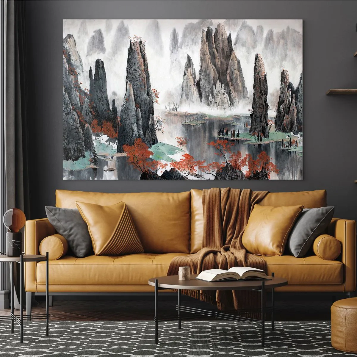 Schilderen op glas - Krachtige voogden - 100x70 cm