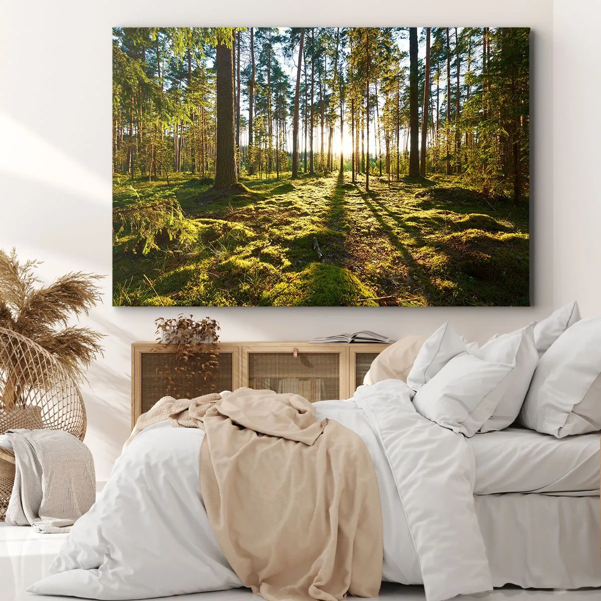 Schilderen op canvas - … Achter de zeven bossen - 120x80 cm