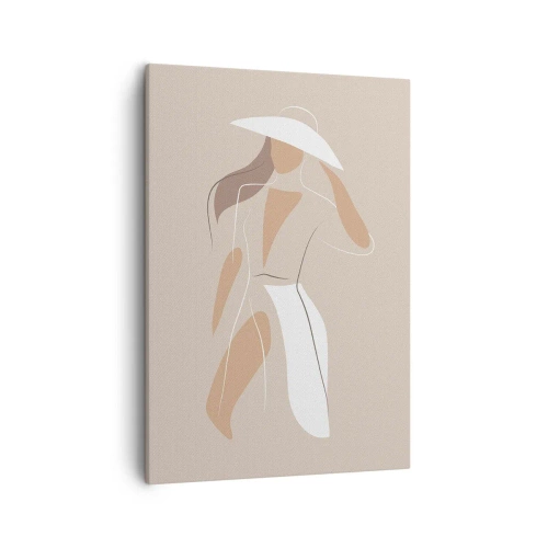 Schilderen op canvas - Mode is leuk - 50x70 cm