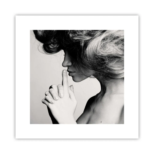 Poster - Luisteren naar zichzelf - 30x30 cm