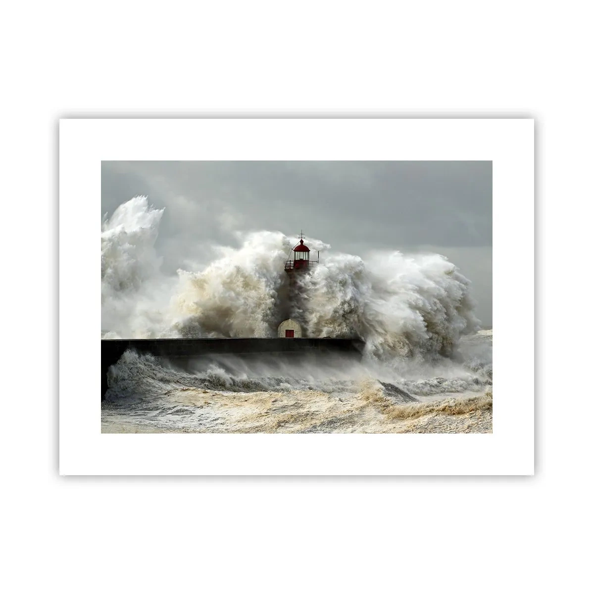 Poster - De woede van de oceaan - 40x30 cm