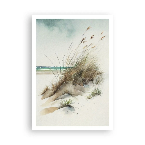 Poster - Bedekt met zand - 70x100 cm