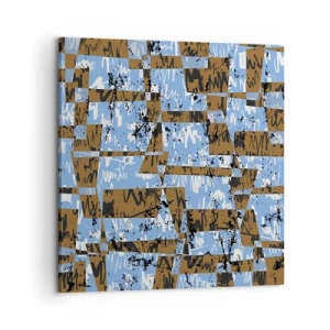 Schilderen op canvas - Een niet-menselijke knipsel - 60x60 cm