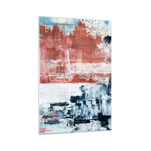 Schilderen op glas - Fifty Fifty abstract - 70x100 cm