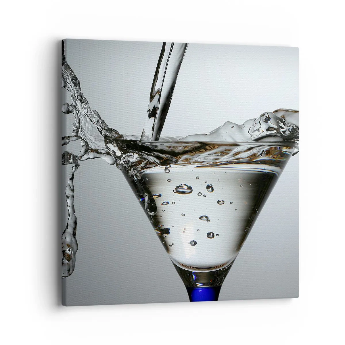 Schilderen op canvas - Op de rand van de beker - 40x40 cm