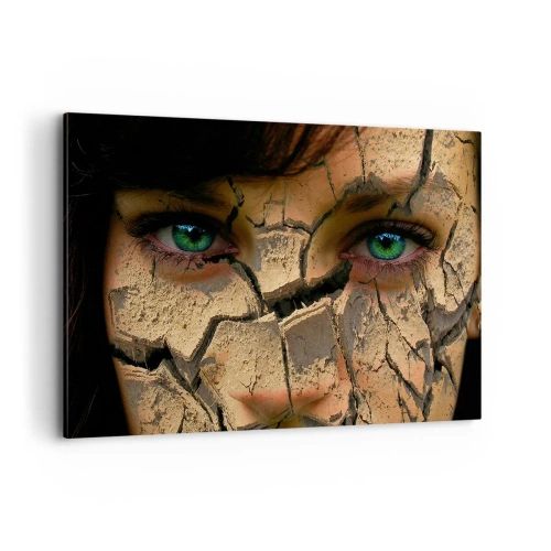 Schilderen op canvas - Verrukking en verschrikking tegelijk - 120x80 cm