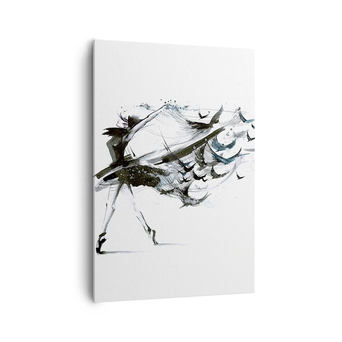 Schilderen op canvas - De magie van muziek bevrijdt je van betovering - 70x100 cm