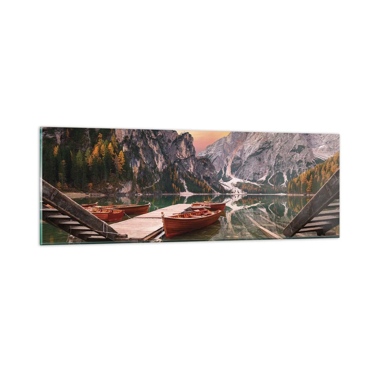 Schilderen op glas - Belofte van de dag - 90x30 cm