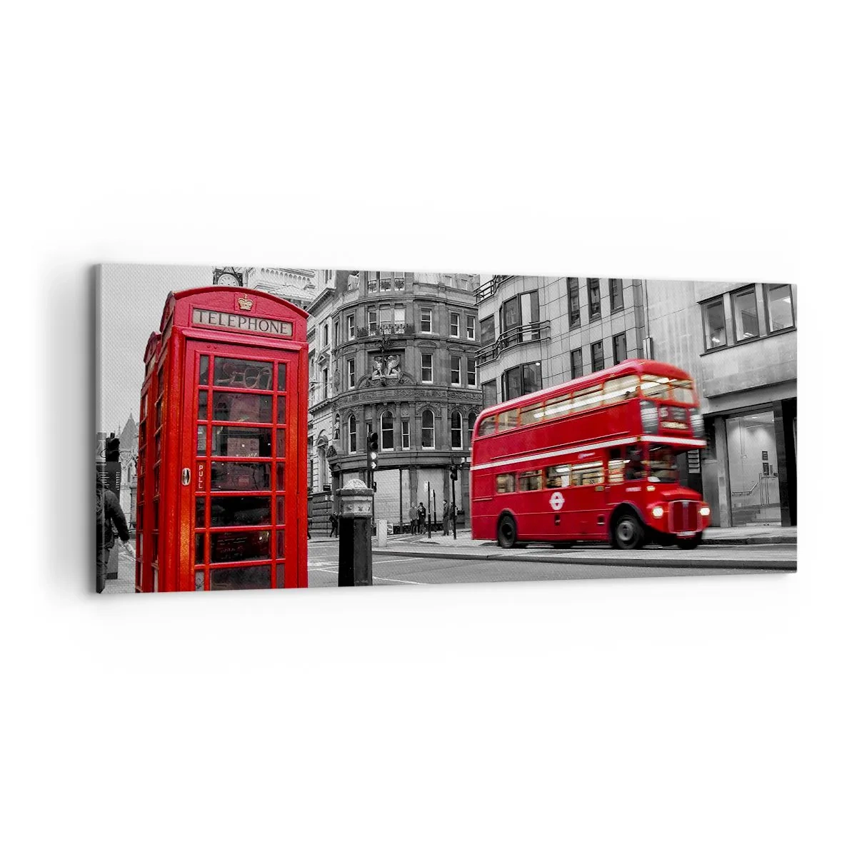 Schilderen op canvas - De roodste in Europa - 100x40 cm
