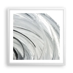 Poster in een witte lijst - Orbitale samenstelling - 50x50 cm