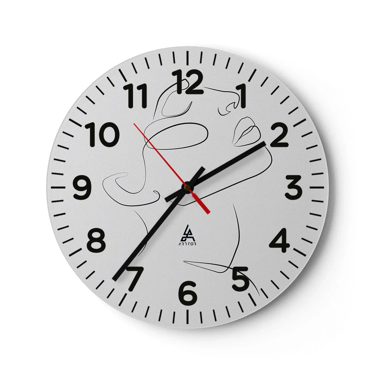 Wandklok - Klok - De wendingen van dromen - 40x40 cm