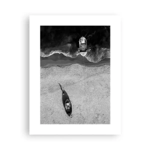 Poster - Nog steeds aan de oever… - 30x40 cm