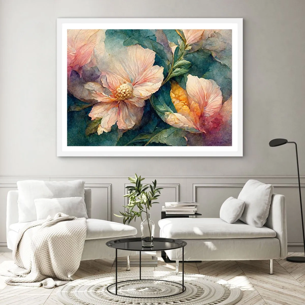 Poster in een witte lijst - Gewoon subtiliteit - 70x50 cm