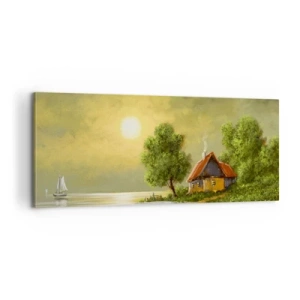Schilderen op canvas - Mooi, als een foto - 100x40 cm