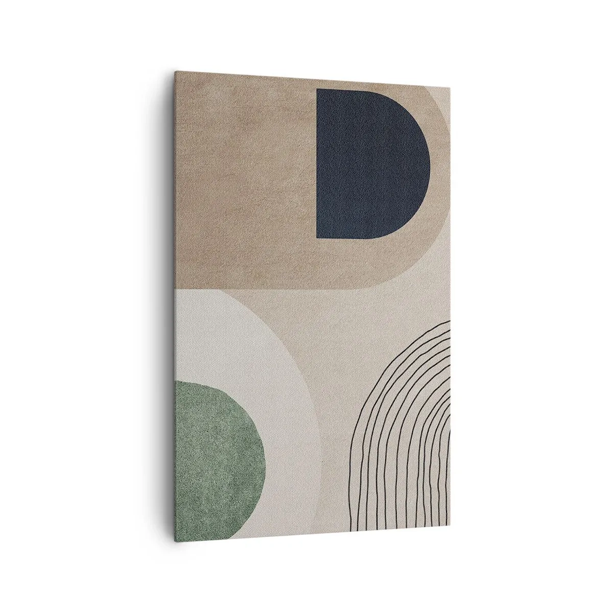 Schilderen op canvas - De zachtheid van het ovaal - 80x120 cm