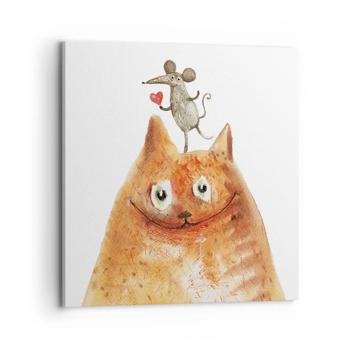 Schilderen op canvas - De paradoxen van de liefde - 70x70 cm