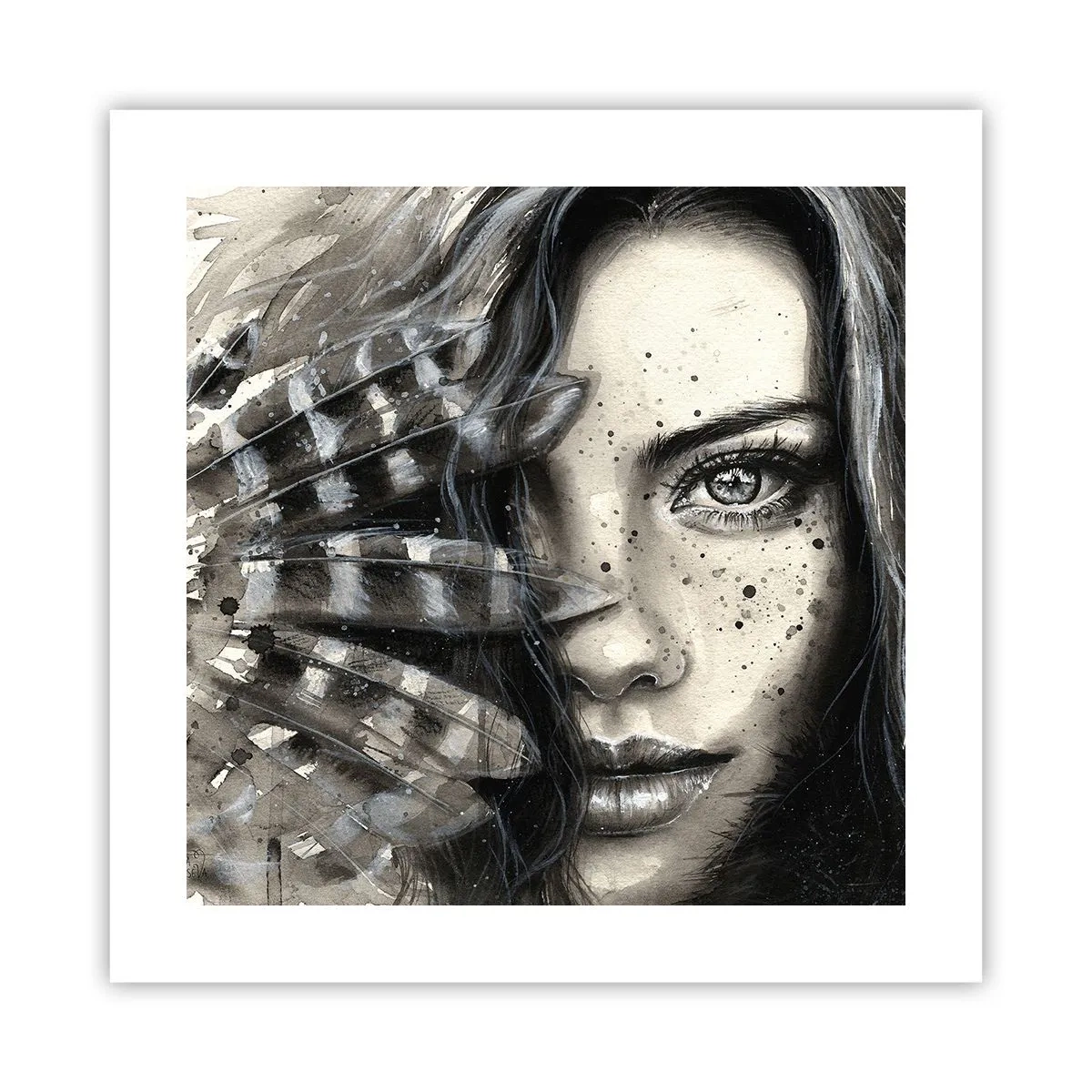 Poster - Wilde schoonheid - 40x40 cm