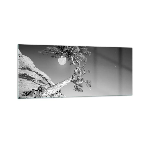 Schilderen op glas - Een zegevierende jager - 100x40 cm