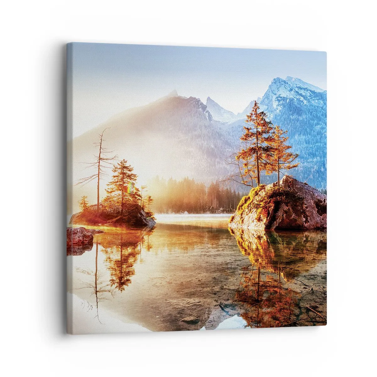 Schilderen op canvas - De natuur in een nieuw licht - 30x30 cm