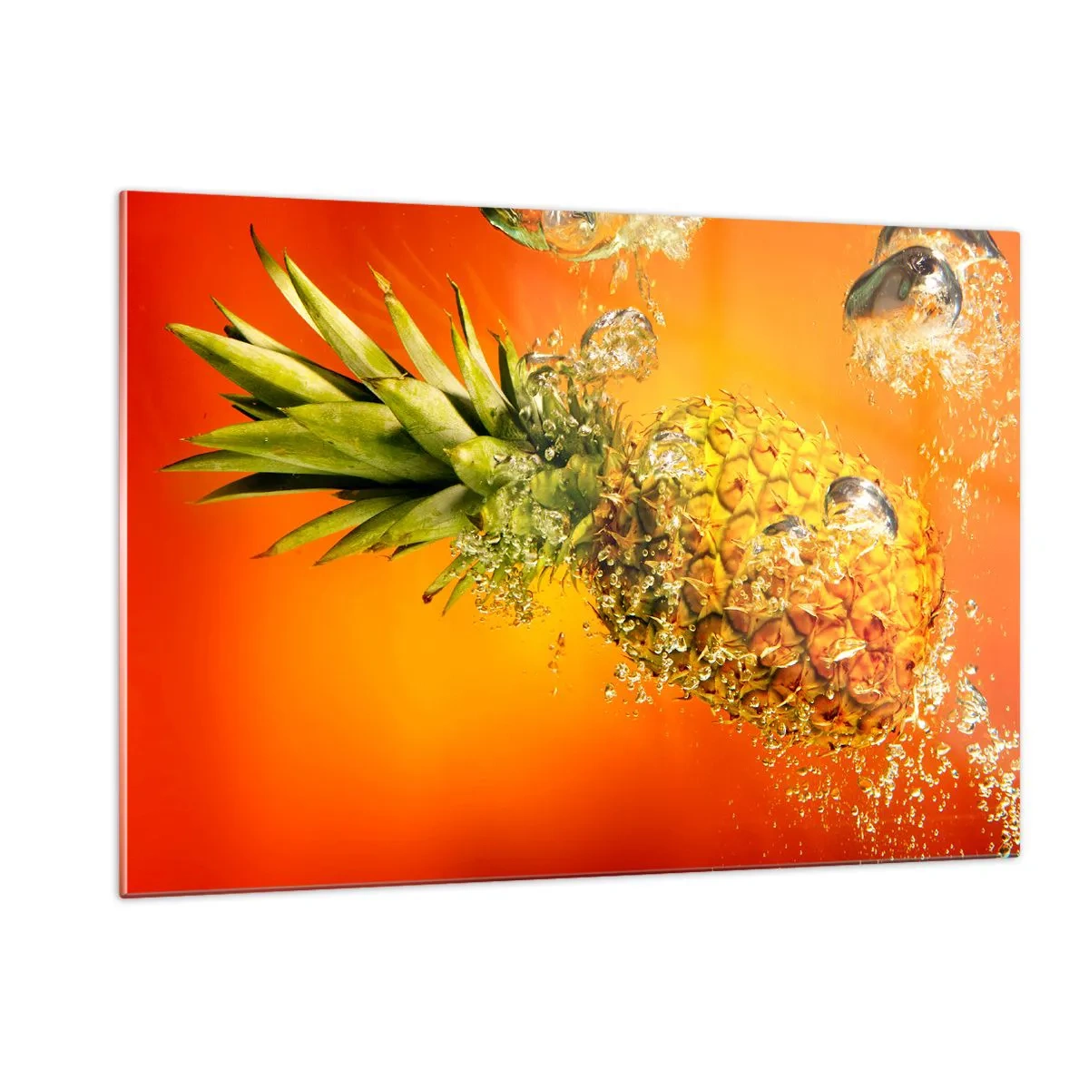 Schilderen op glas - Tropische sappige frisheid - 120x80 cm