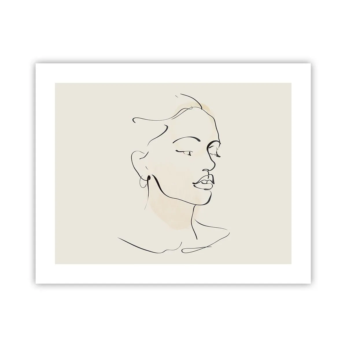 Poster - Een bepaalde lijn - 50x40 cm