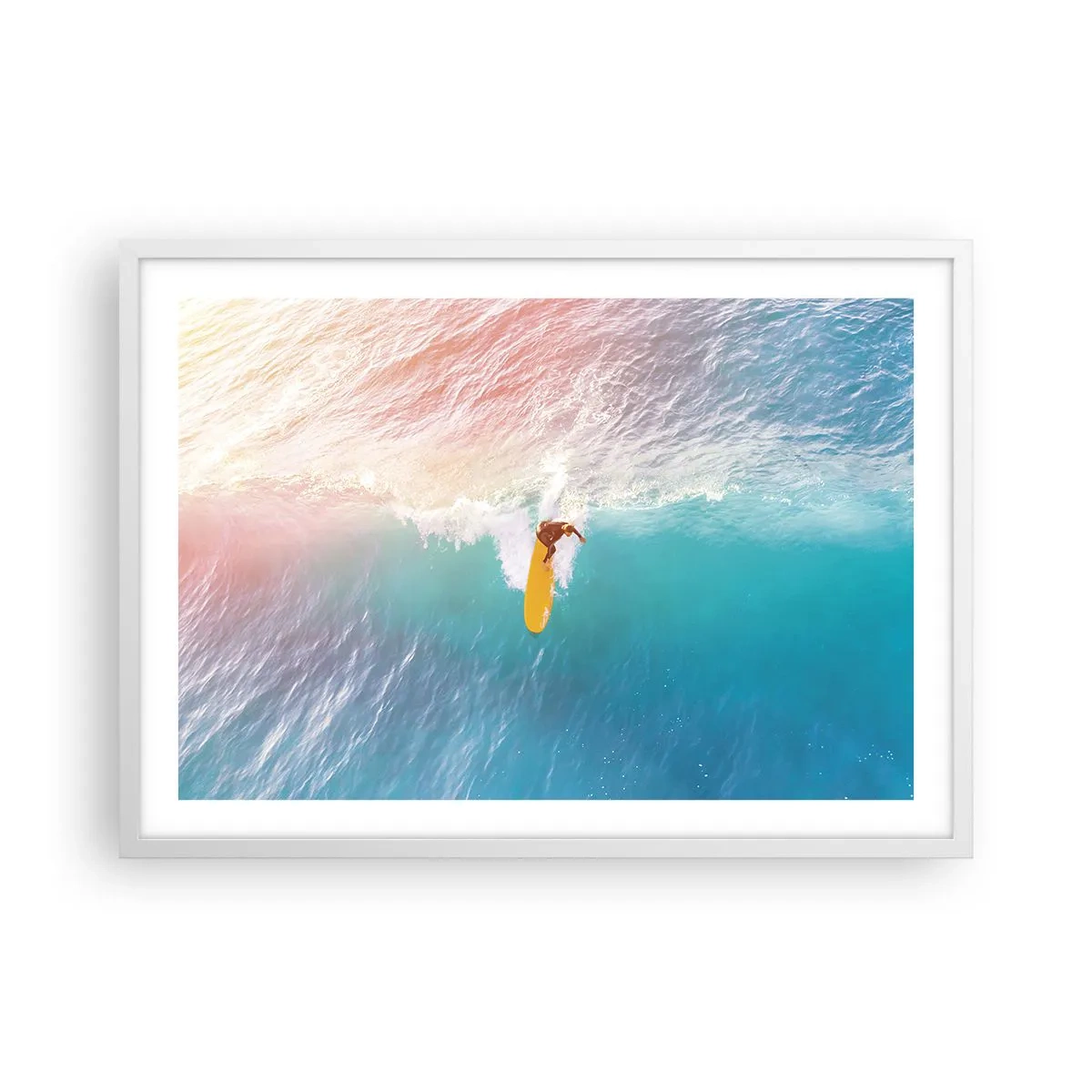 Poster in een witte lijst - De oceaanruiter - 70x50 cm