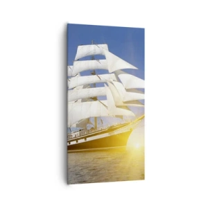 Schilderen op canvas - Hun tijd gaat nooit voorbij - 65x120 cm