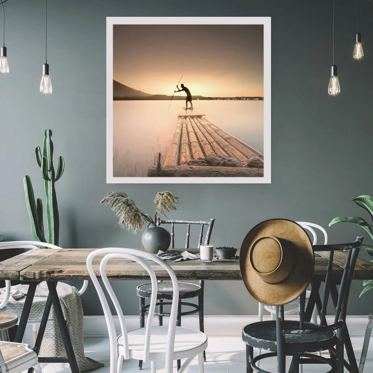 Poster - Voor het slapen gaan - 60x60 cm